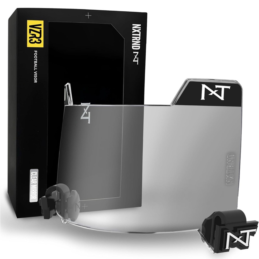 Nxtrnd VZR3 Football Visor Curved Lens Tech Fits Adult & Youth‎ Football Helmets